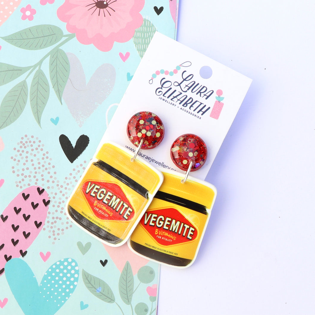 Acrylic character earrings