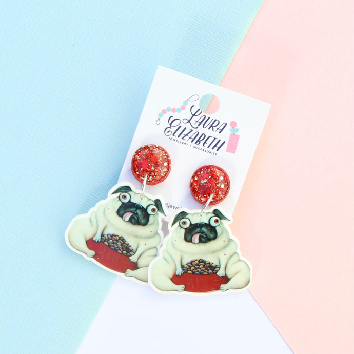 Acrylic character earrings