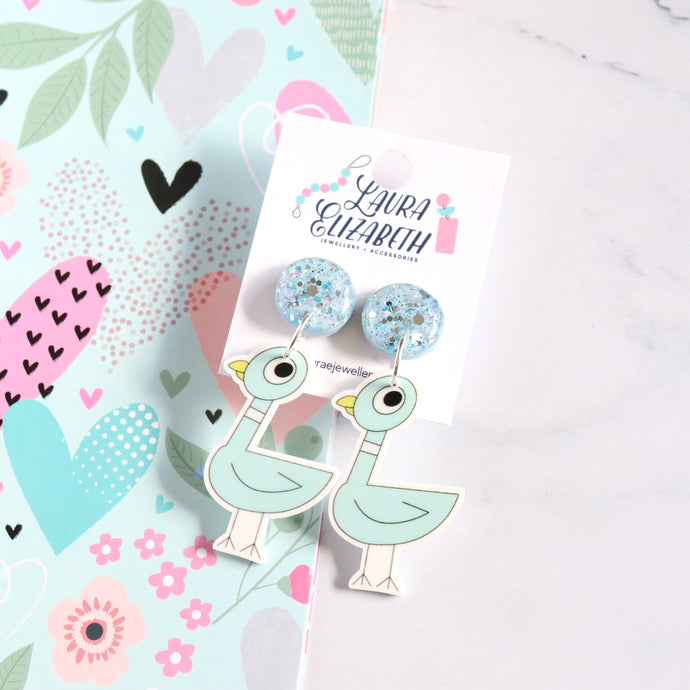 Acrylic character earrings