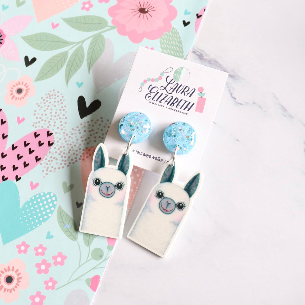 Acrylic character earrings