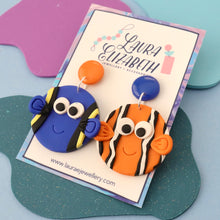 Just keep swimming - dangle earrings