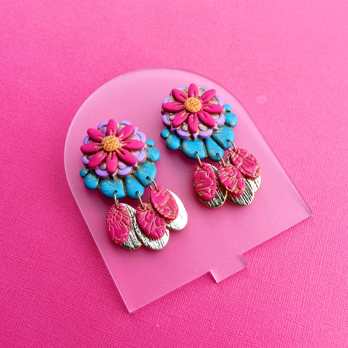 Petal Blossom - Dangle earrings