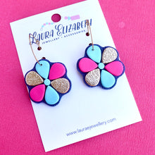 Retro Daisy - Hoop earrings