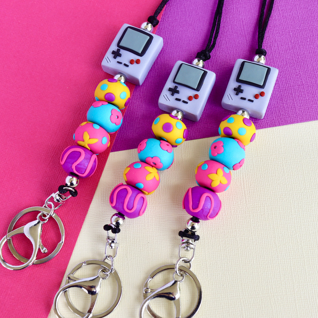 Game Girl Lanyard