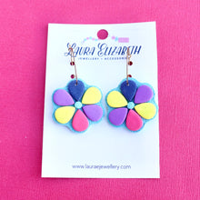Retro Daisy - Hoop earrings