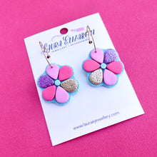Retro Daisy - Hoop earrings