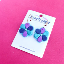 Retro Daisy - Hoop earrings