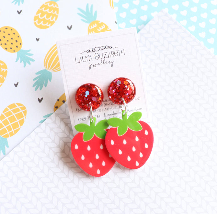 Acrylic character earrings