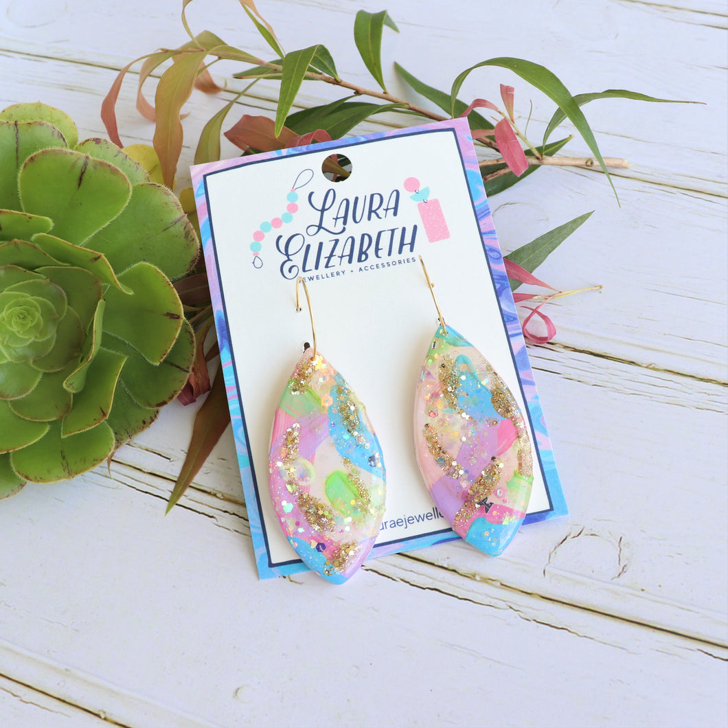 Summer Garden Petal Hoop earrings (1)