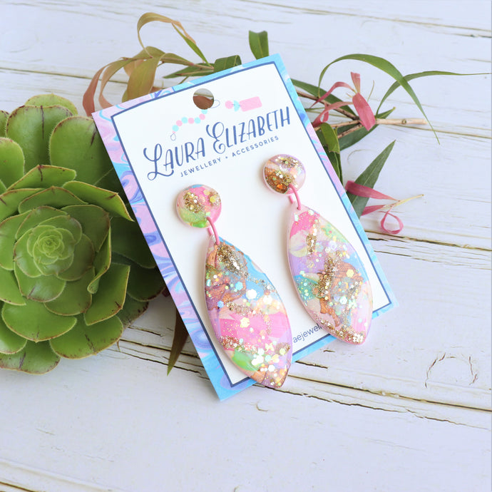 Summer Garden Petal Dangle earrings (1)