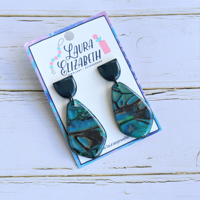 Malachite Dangle earrings