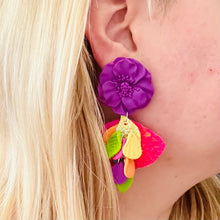 Bright Summer Floral Earrings