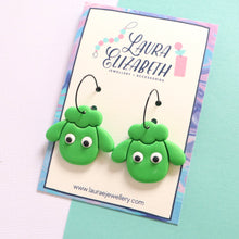 Green Sheep Earrings